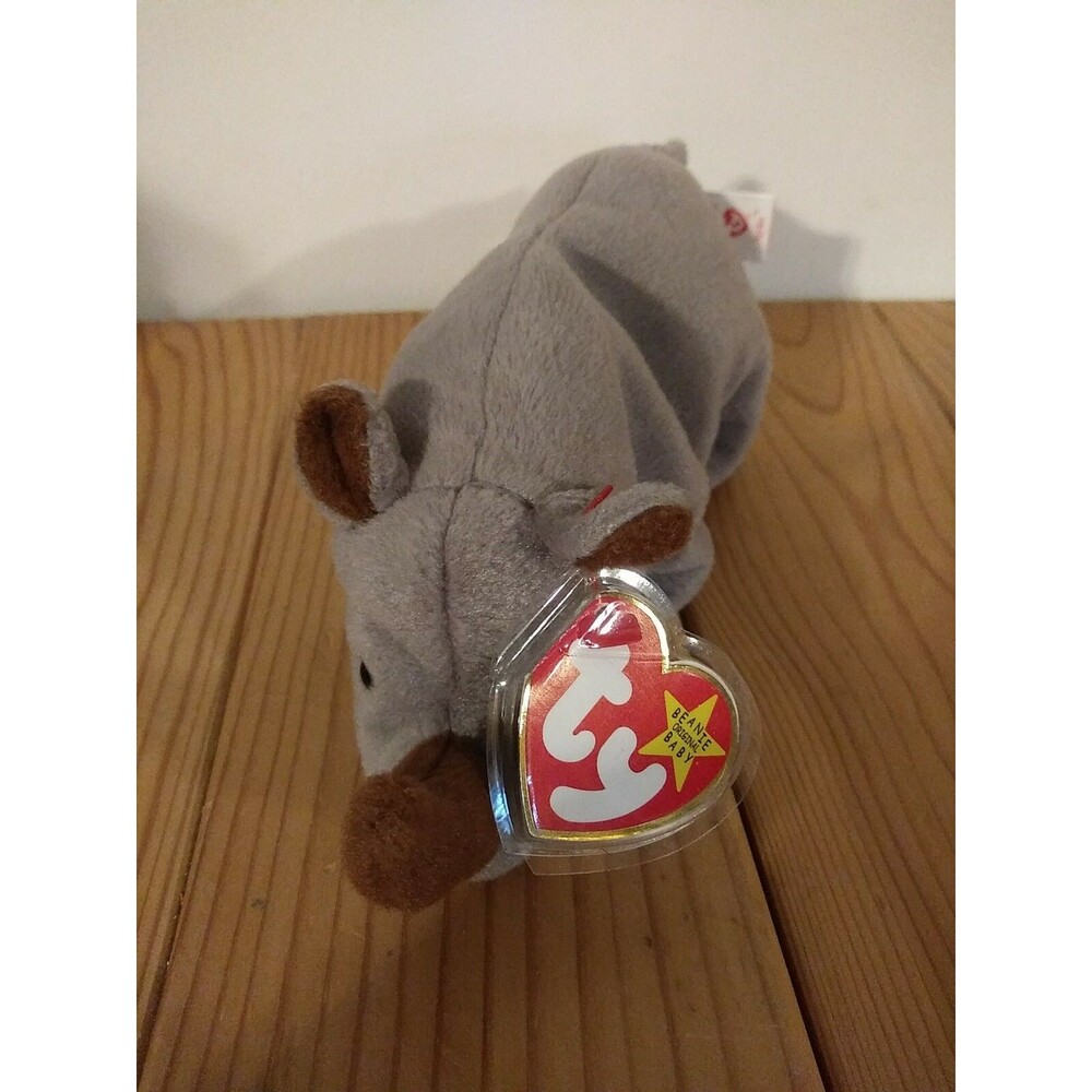 Rare and Retired Spike the Rhino Beanie Baby